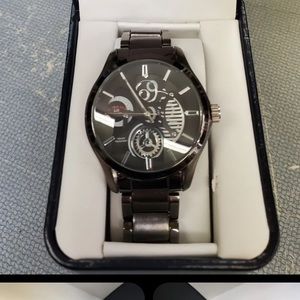 New Old Stock US Polo Men's Quartz Watch Silver & Gold Tone